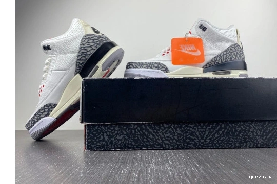 Rep EP DN3707-100 Jordan White Retro DN3707-100 3 Cement Reimagined 0212